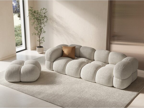 Beżowy podnóżek Loretto – Cosmopolitan Design