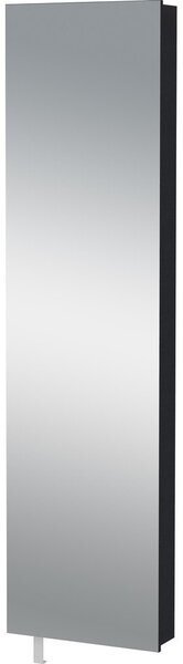 Antracytowa szafka pod przedpokoju 50x195x18 cm Rotary – Germania