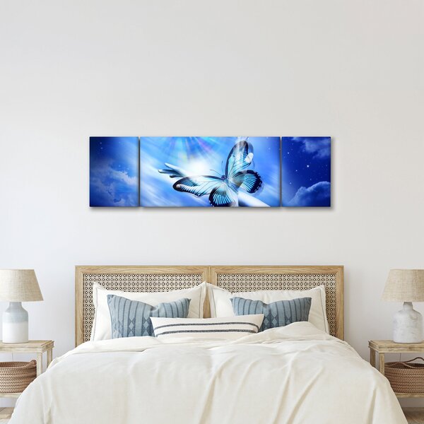 Obraz - Motyl, symbol nadziei (170x50 cm)
