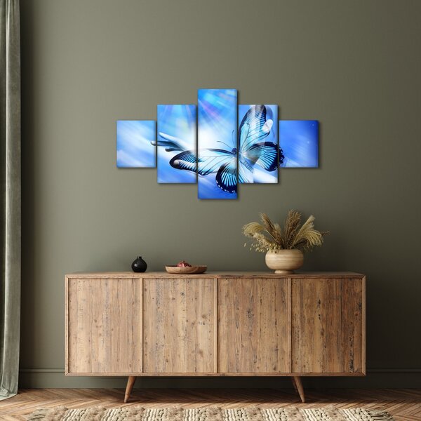 Obraz - Motyl, symbol nadziei (125x70 cm)