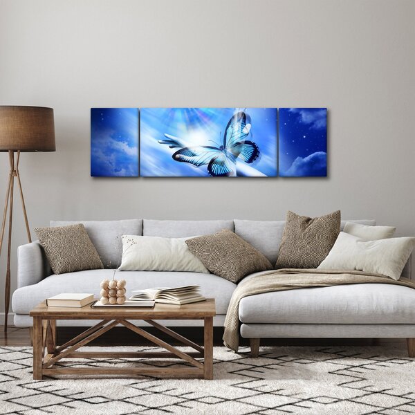 Obraz - Motyl, symbol nadziei (170x50 cm)