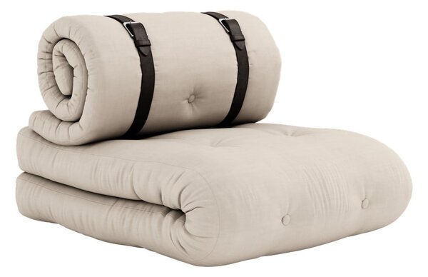 Fotel rozkładany Karup Design Buckle Up Beige