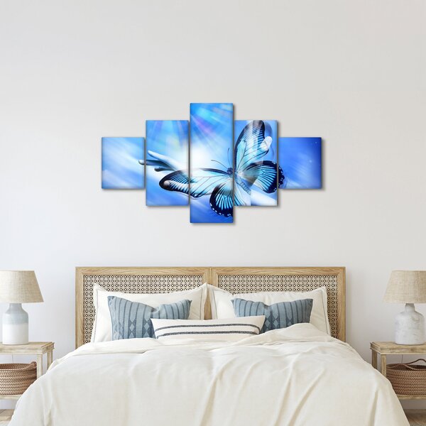 Obraz - Motyl, symbol nadziei (125x70 cm)