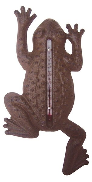 Żeliwny termometr ścienny Esschert Design Frog