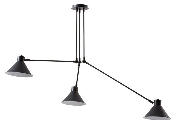 Czarna lampa sufitowa 80x80 cm Dione – Kave Home