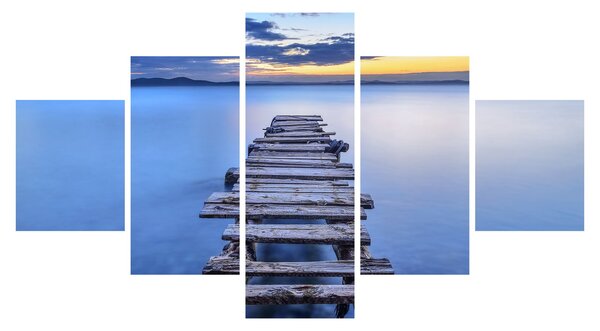 Obraz - Molo, Zadar, Chorwacja (125x70 cm)