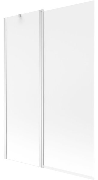 Mexen Flip parawan nawannowy 2-skrzydłowy 120 x 150 cm, szron, chrom - 894-120-101-01-30