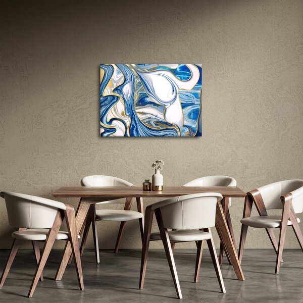 Obraz - Fale z marmuru (70x50 cm)
