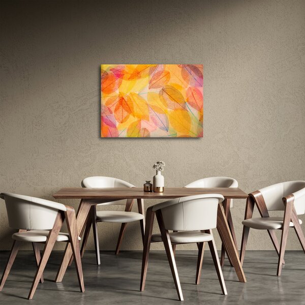 Obraz - Tło z jesiennych liści (70x50 cm)