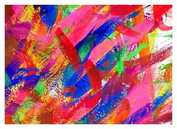Obraz - Kolorowa abstrakcja (70x50 cm)