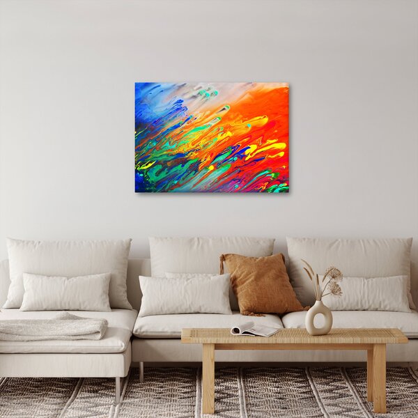 Obraz - Kolorowa abstrakcja (70x50 cm)