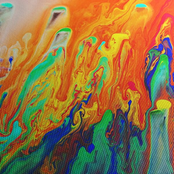 Obraz - Kolorowa abstrakcja (125x70 cm)