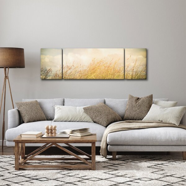 Obraz - Pole jesienią (170x50 cm)