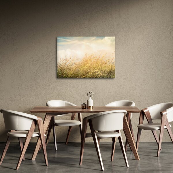 Obraz - Pole jesienią (70x50 cm)