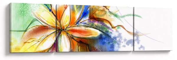 Obraz - Kwiat (170x50 cm)