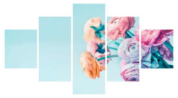 Obraz - Kwiaty w wazonie (125x70 cm)