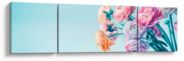 Obraz - Kwiaty w wazonie (170x50 cm)