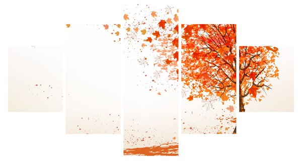 Obraz - Drzewo na wietrze (125x70 cm)