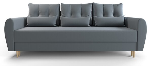 Popielata sofa rozkładana G8-N63
