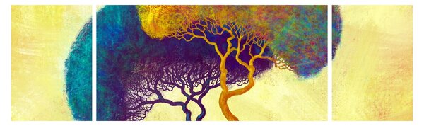 Obraz - Drzewa na wzgórzu (170x50 cm)
