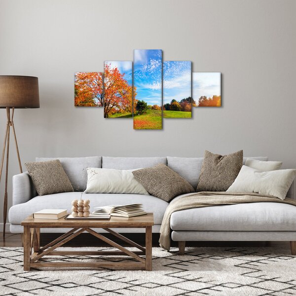 Obraz - Jesienny krajobraz (125x70 cm)