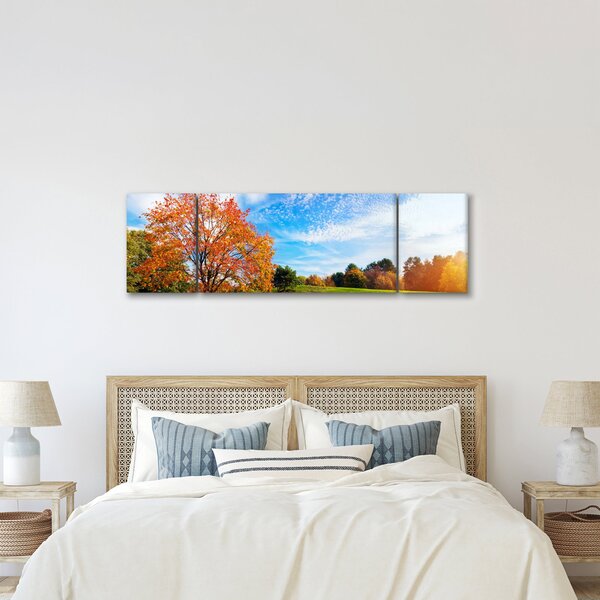 Obraz - Jesienny krajobraz (170x50 cm)