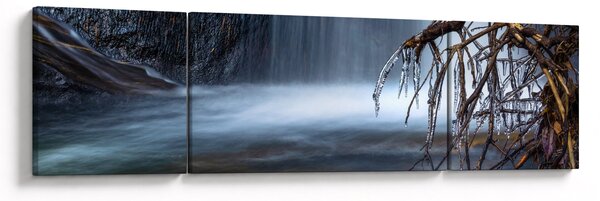 Obraz zimowej laguny (170x50 cm)
