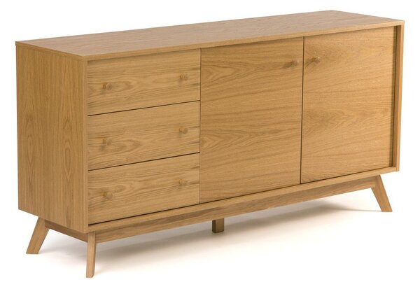 Niska komoda w dekorze dębu 149x75 cm Kensal – Woodman