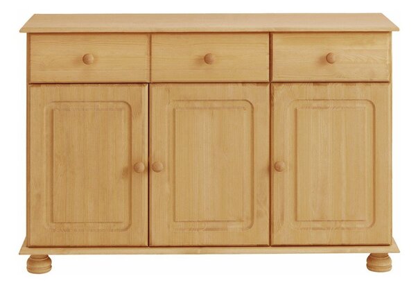 Niska komoda z litego drewna sosnowego 116x76 cm Ella – Støraa