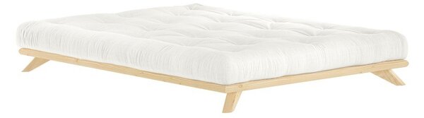 Łóżko dwuosobowe Karup Design Senza Bed Natural, 160x200 cm