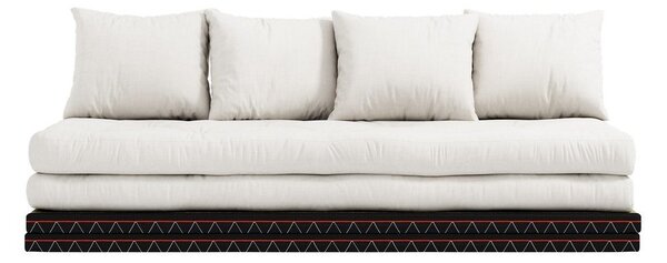 Sofa rozkładana z jasnobeżowym obiciem Karup Design Chico Natural