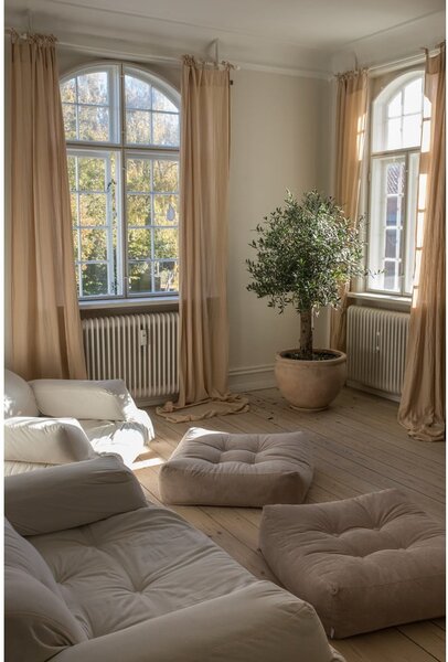 Fotel rozkładany z zielonym obiciem Karup Design Hippo Olive Green