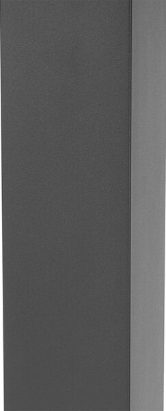 Inteligentna lampa zewnętrzna słupek ciemnoszara z przydymionym szkłem 80 cm z WiFi P45 - Malios