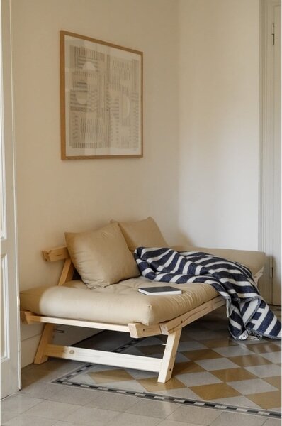 Sofa rozkładana Karup Design Bebop Natural Clear/Linen Beige