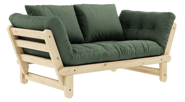 Sofa rozkładana Karup Design Beat Natural Clear/Olive Green