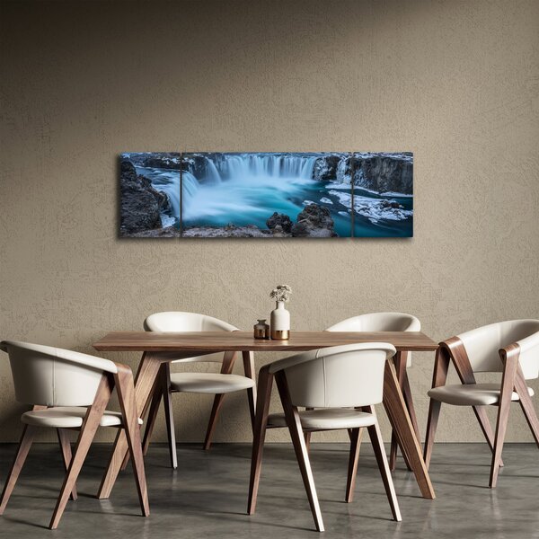 Obraz - Widok na wodospady (170x50 cm)