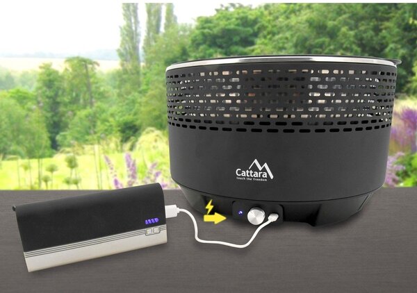 Grill stołowy na węgiel drzewny Cattara Keg, ø 30 cm