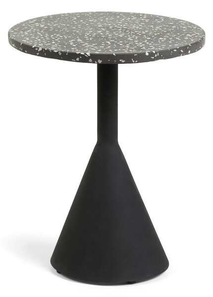 Okrągły stolik ogrodowy z blatem z terrazzo ø 40 cm Melano – Kave Home