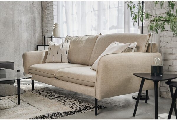 Beżowa sofa Cosmopolitan Design Vienna, 200 cm