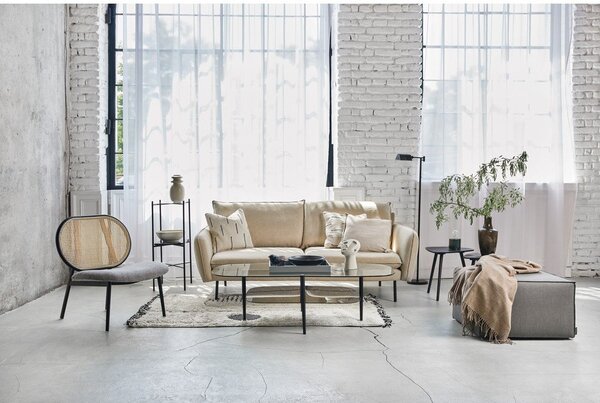 Beżowa sofa Cosmopolitan Design Vienna, 200 cm