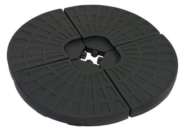 Czarna podstawka na parasol ogrodowy Bonami Essentials, ø 100 cm