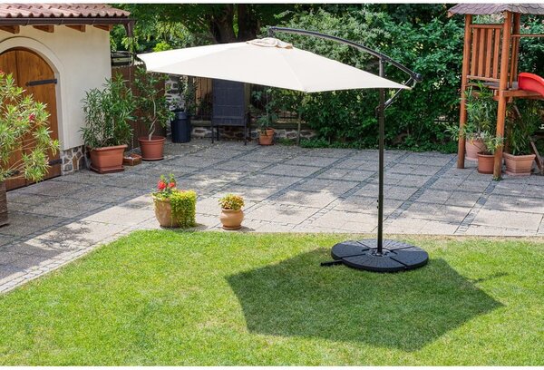 Czarna podstawka na parasol ogrodowy Bonami Essentials, ø 100 cm