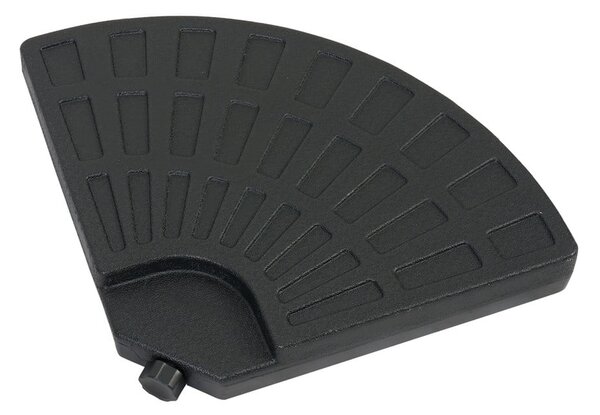 Czarna podstawka na parasol ogrodowy Bonami Essentials, ø 100 cm