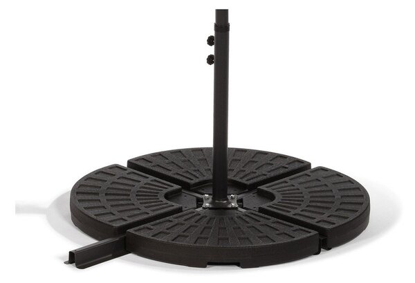 Czarna podstawka na parasol ogrodowy Bonami Essentials, ø 100 cm