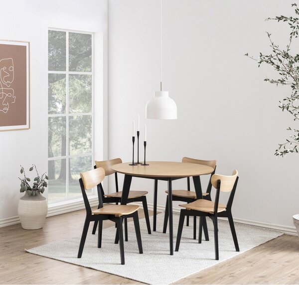 Stół w dekorze dębu Actona Roxby, ø 105 cm