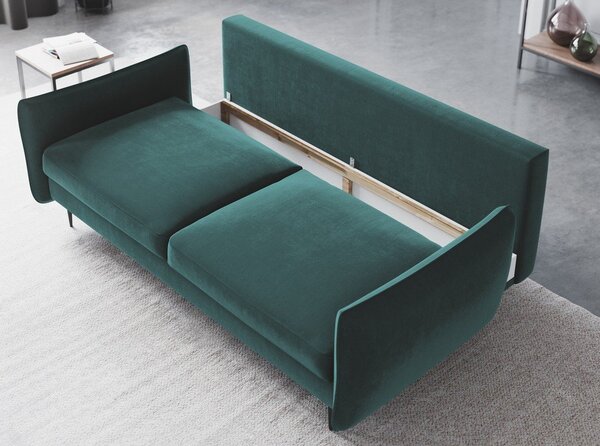 Morska sofa rozkładana ze schowkiem Cosmopolitan Design Vermont