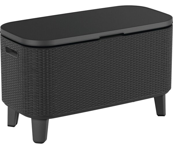 Plastikowy stolik ogrodowy z pojemnikiem na lód 83.5x40 cm Bevy – Keter