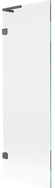 Mexen Lunar L parawan nawannowy 1-skrzydłowy 60 x 150 cm, transparent, gun gray szczotkowany - 897L-060-000-66-00