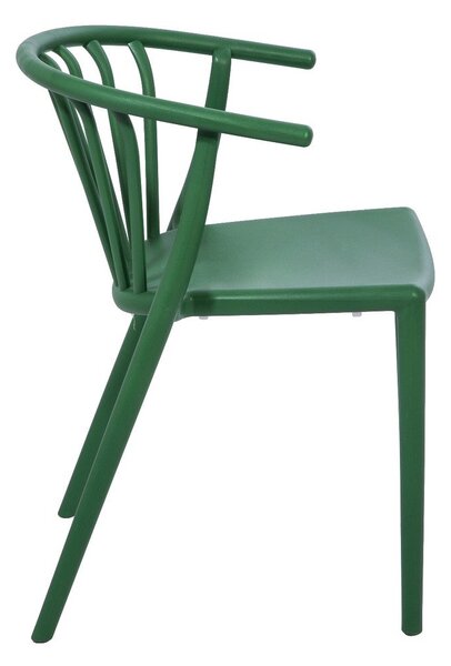 Zielone krzesło ogrodowe Bonami Essentials Capri