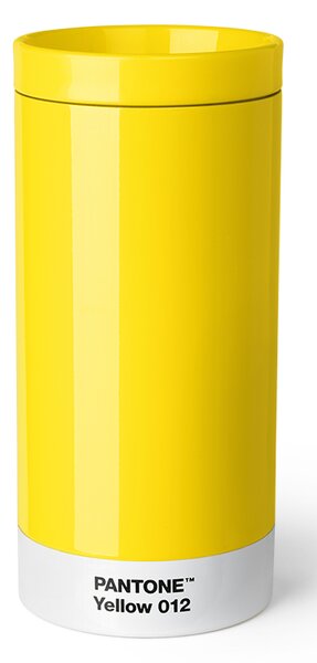 Kubek podróżny termiczny 430 ml PANTONE żółty Yellow 012 Pantone